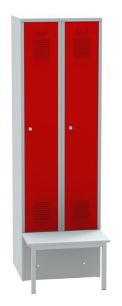Šatní skříň s předsazenou lavicí SALP32_A - 2