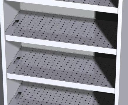 Skříň pro ukládání chemických látek SCH 01A - 2