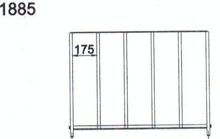 Oboustranný stojan na kola KLASIK 1885 - 1