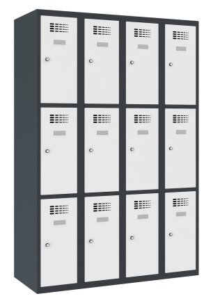Šatní skříň dělená Sus 343 W šířka 1200 mm