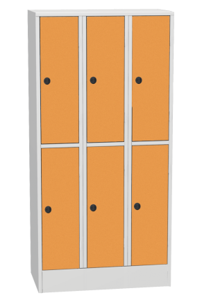 Šatní skříňka s HPL dveřmi typ SHS 33BH - 2