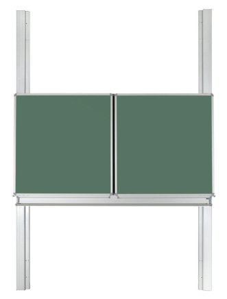 Školní tabule křídlová na pylonovém stojanu typ 574-4012 - 7