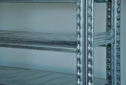 Bezšroubový policový regál 1972 x 1124 x 330 mm - 4