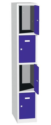 Kovová skříň s uzamykatelnými boxy typ A8134 - 5