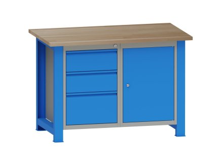 Dílenský stůl s vloženými kontejnery SD41224