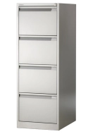 Kartotéka A4 kovová čtyřzásuvková Bisley BS4E/FLS - set s dělícími příčkami
