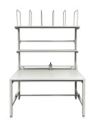 Balící pracoviště s řezačkou