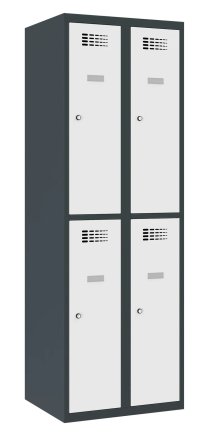 Šatní skříň dělená Sus 322 W šířka 600 mm - 5