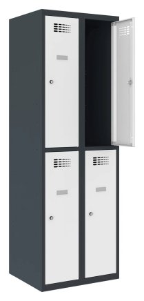 Šatní skříň dělená Sus 322 W šířka 600 mm - 6