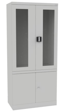 Skříň se skleněnými a plnými dveřmi Malow NSML 114 - 7