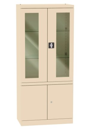 Skříň se skleněnými a plnými dveřmi Malow NSML 114 - 5