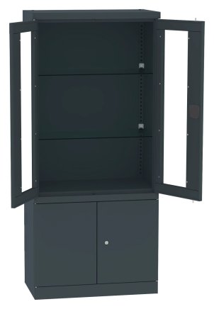 Skříň se skleněnými a plnými dveřmi Malow NSML 114 - 4