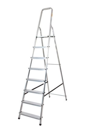 Hliníkové schůdky jednostranné DR(150)ALD-8