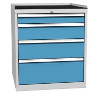 Zásuvková dílenská skříň DPO 03B