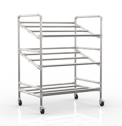 Regálový vozík na přepravky šíře 972 mm, 24040230 - 4