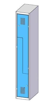 Šatní skříňka dělená XS42-18Z - 3