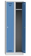 Šatní skříň kovová dvouoddílová BAS 32 A