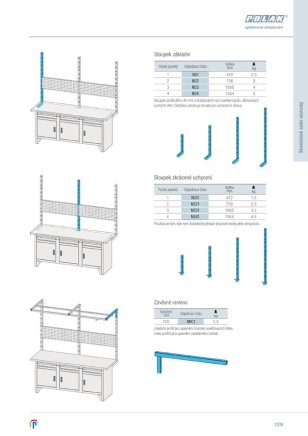 Sloupek základní NS3, Farbe wählen: RAL 7035 Lichtgrau - 3