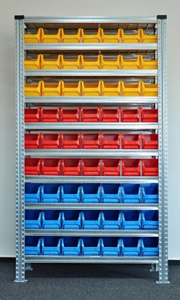 Regál s plastovými boxy 877851018_VAR_7