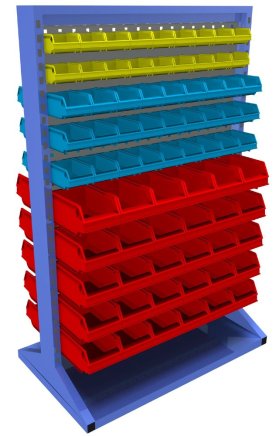 Stacionární oboustranné panely s vybavením střední (6 modelů)