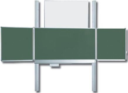 Školní tabule křídlová na pylonovém stojanu typ 574-4010