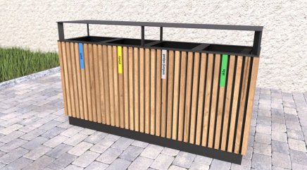 Koš na tříděný odpad Lamela IV