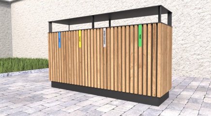 Koš na tříděný odpad Lamela IV - 2