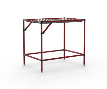 Dopravník se zapuštěnými válečkovými tratěmi (různé varianty)