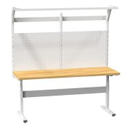 Elektricky stavitelný ERGO stůl s nástavbou