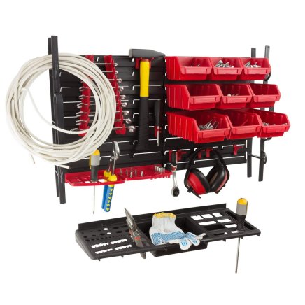 Plastový panel Fixing Wall Max s držáky nářadí a Ergoboxy - 3