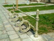 Stojan na 3 kola - s kruhy