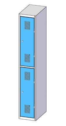 Šatní skříňka dělená XS42-18 - 3