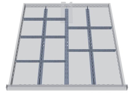 Kovové dělení zásuvek 138BLH100A