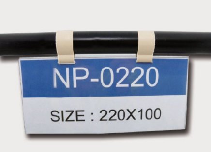Závěsná kapsa na štítek NP-0220