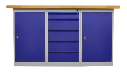 Dílenský stůl s podstavným kontejnerem CE15_D5D