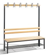 Šatnová lavice s botníkem CP 8051-110 - šířka 1500 mm