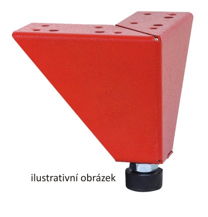 Nožičky s nivelací, 4 ks, RAL 9005, výška 100 mm