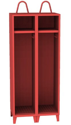 Šatní skříň kovová typ HAN-42B - 2