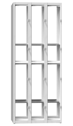 Šatní skříňka dělená XS96-18 - 2