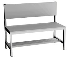 Šatnová lavice LAV 10O - šířka 1000 mm