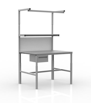 ESD Výškově nastavitelný stůl SPEXESD hloubky 900 mm (4 modely)