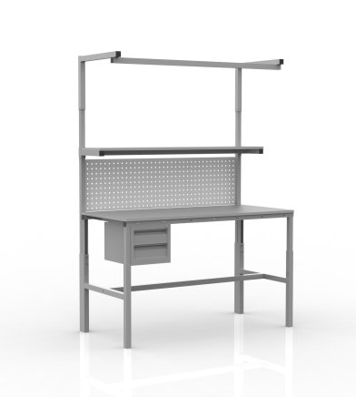 Výškově nastavitelný stůl SPEX hloubky 700 mm (4 modely)