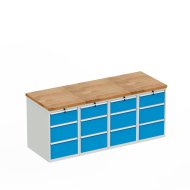 Dílenský stůl s podstavným kontejnerem HD_203333