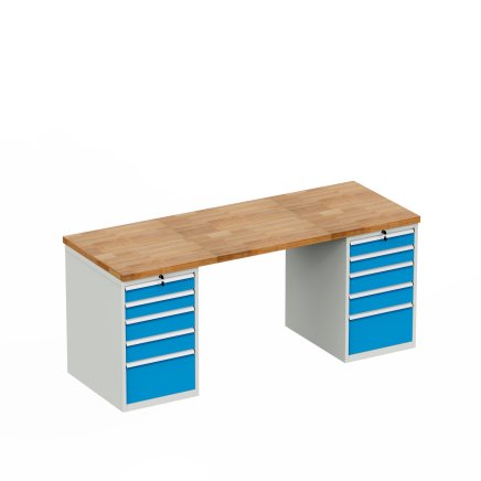 Dílenský stůl s podstavným kontejnerem HD_1244