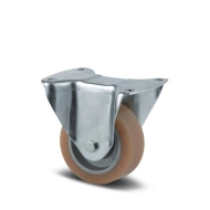 Pevné přístrojové kolo hnědé s uchycením plotýnkou (4 modely)