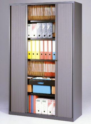 Policová roletová skříň Bisley ET412/19/4S - 2