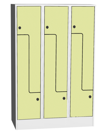 Šatní skříňka s HPL dveřmi typ SZS 43AH - 3
