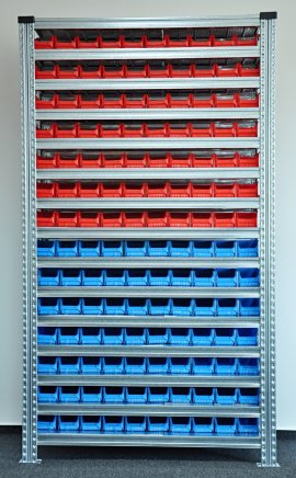 Regál s plastovými boxy 877851019_VAR_6