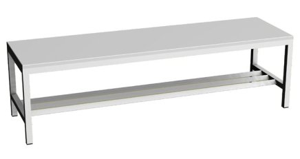 Šatnová lavice LAV 15A - šířka 1500 mm