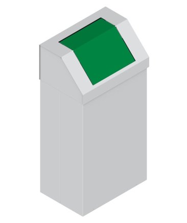 Odpadkový koš typ KOS 1269 - 3